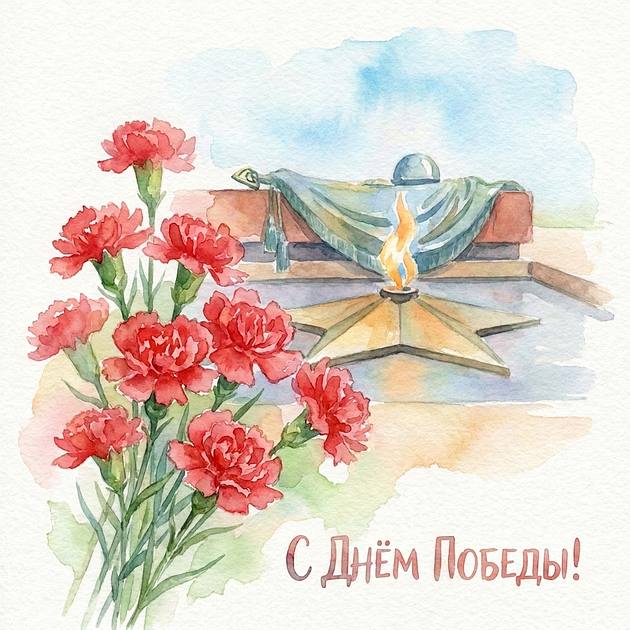 С Великим Праздником, друзья! Светлая память героям. Низкий поклон ветеранам. М...